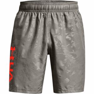 Under Armour Woven Emboss Shorts-GRY XL